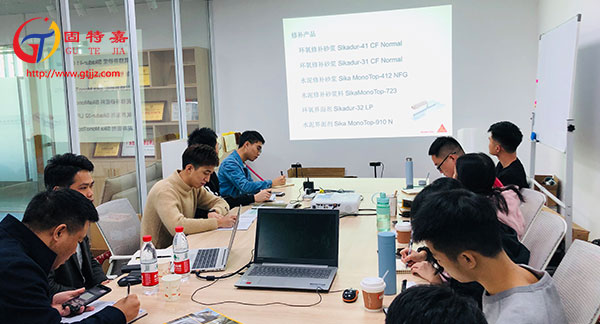 瑞士進口西卡品牌的林總監到我司進行技術交流